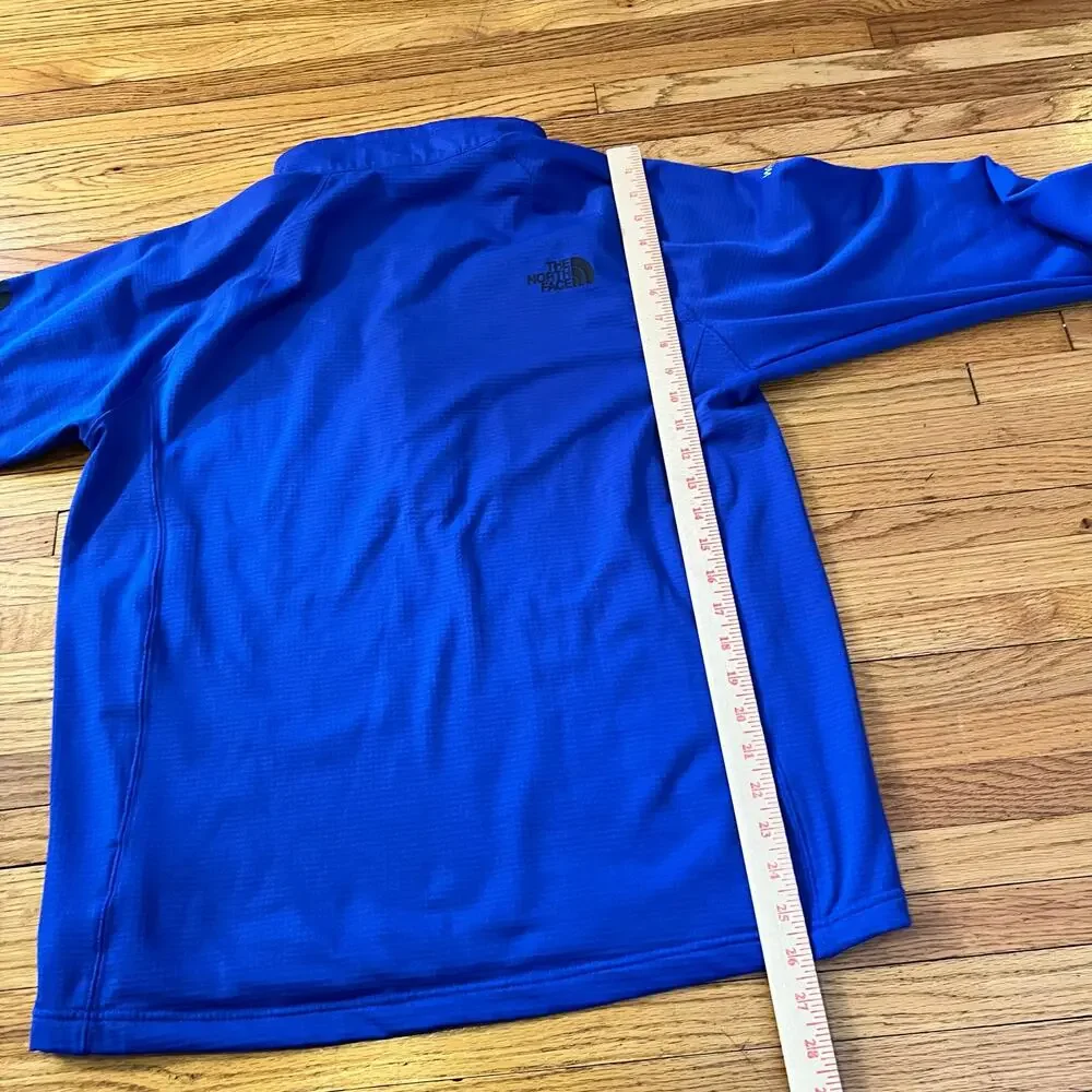 The North Face Shirt Mens Large 1/4 Zip Mountain Peaks Gorpcore Oreo Fleece